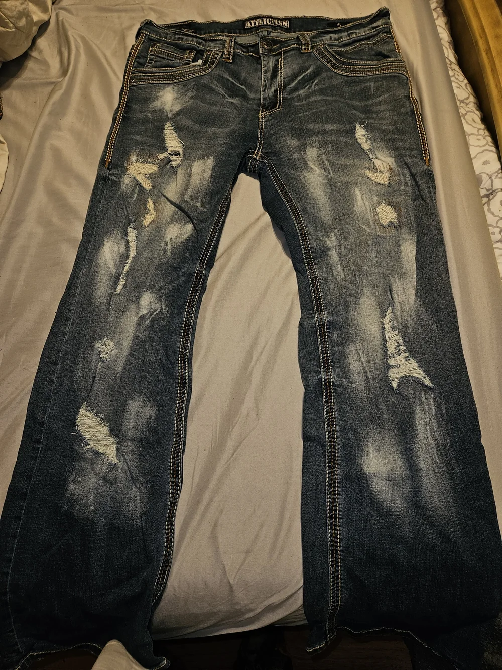 Affliction light blue